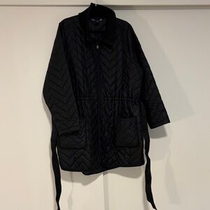 Athleta Black Quilted Jacket